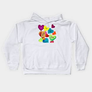 love puzzle Kids Hoodie